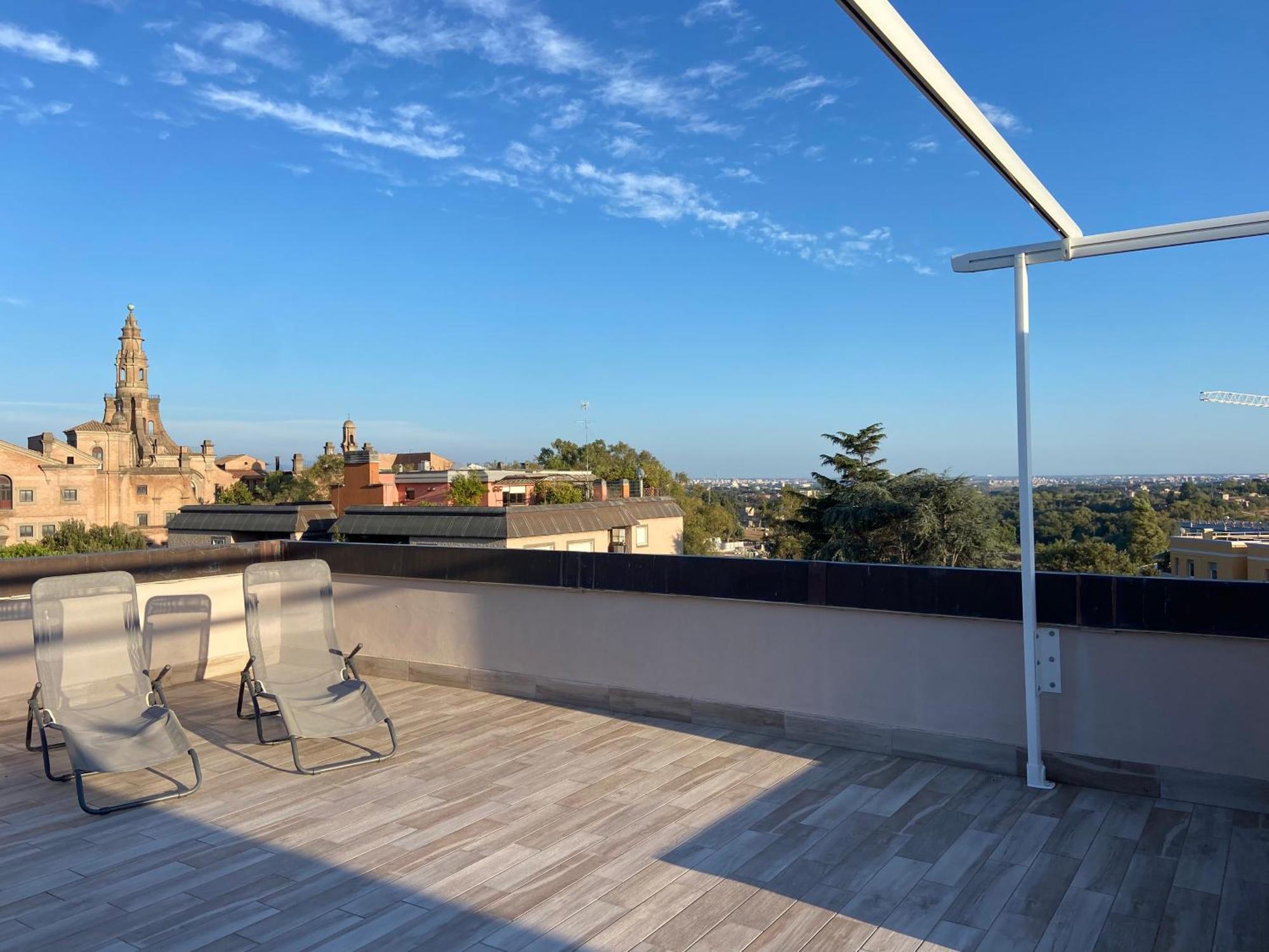 Апартаменты Attico Panoramico Luxury Roma Экстерьер фото
